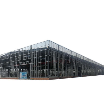 Malowanie prefabrykowanej konstrukcji stalowej H stal z galwanizowanym światłem