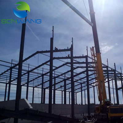 Q235 Q345 Niskokarbonowa stal z wiązaniem z przęgiem Modular Steel Workshop