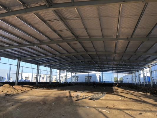 Szybkie budowanie ekonomicznej prefabrykowanej konstrukcji stalowej warsztaty z podstawą stalową cement