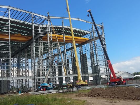 Węglowa stal H Beam Steel Structure Hangar Q235B Q355B Hangar budynku stalowego