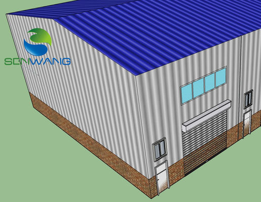Metalowe konstrukcje prefabrykowane duże konstrukcje stalowe warsztaty handlowe
