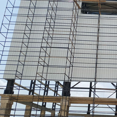 Kolorowe panele stalowe warsztaty metalowe z obciążeniem wiatrem 150KMH