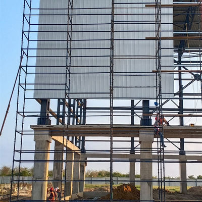 Wszechstronny magazyn konstrukcji stalowych z instalacją wsparcia w zakresie kierownictwa online Certyfikowany ISO 9001 CE i dobra sztywność