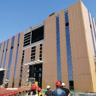 Wielopiętrowa konstrukcja stalowa, magazyn przemysłowy, pre-engineered steel frame