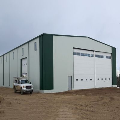 Galwanizowana konstrukcja stalowa z uniwersalnymi opcjami projektowymi i dostosowalnym oknem z aluminium