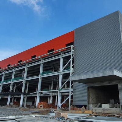 Niskotęglowa Q235 Q345 Prefabrykowana konstrukcja stalowa modułowa dla elastycznych i elastycznych budynków