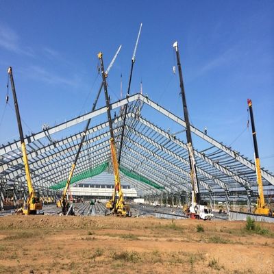 Galwanizowana konstrukcja stalowa z oknem H ze stali i stopem aluminium
