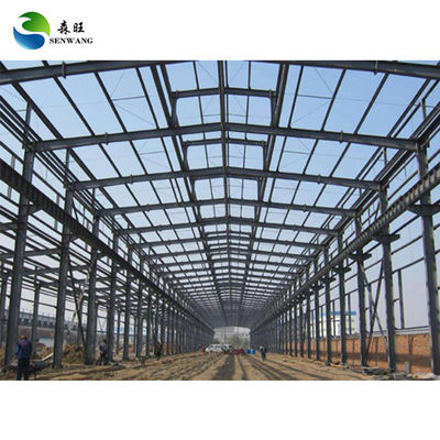 Steel Structure Warehouse with 50 Year Warranty and High Seismic Zone Design Featuring Customizable Parapet Wall