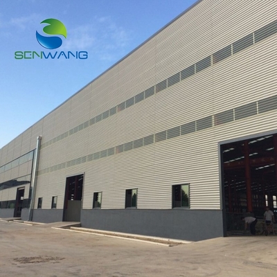Prefabrykowana stalowa konstrukcja ramy portalowej magazynu ze stali Q235 Q355
