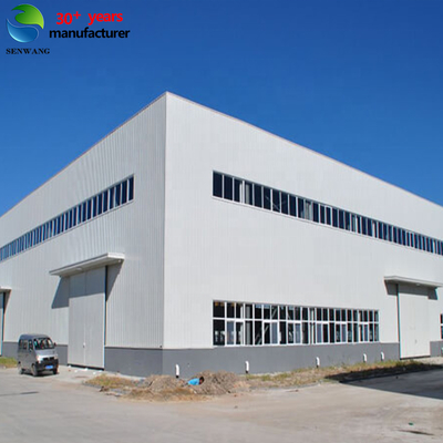 Prefabrykowana struktura ramy portalu magazynu stalowego Q235/Q355