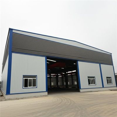 Z galwanizowanej stalowej konstrukcji magazynowej z poziomem wybuchowym Sa 2,5 i europejską klasą materiału S235 i S355