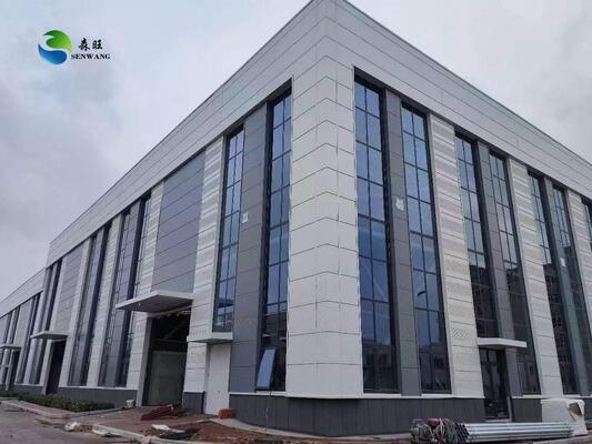 Magazyn ze stalą o przekroju H o niestandardowych wymiarach, o wysokiej odporności na warunki atmosferyczne i ze stali Q235 Q345 do przechowywania przemysłowego