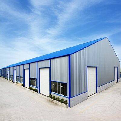 Lekki, prefabrykowany budynek stalowy z ochroną przed korozją i izolacją termiczną