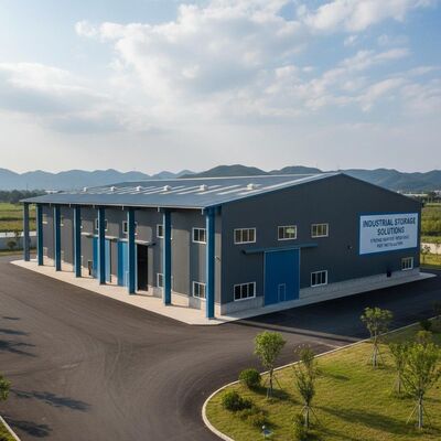 Zamówione magazyny o powierzchni ≥ 5000 m2 z prefabrykowaną konstrukcją stalową przyjazną dla środowiska, o odporności na wiatr do 0,45 KN/m2