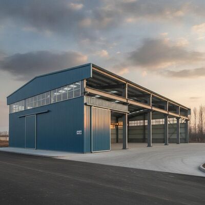 Bay 6m Steel frame warehouse incorporating Welded or Hot Rolled Steel Structure providing and durable building solutions